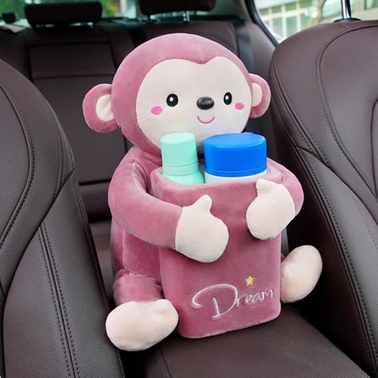 Porte-mouchoirs De Voiture En Simili Cuir - Fixation Pare-soleil Universelle, Rose Ou Noir, Rangement Pratique