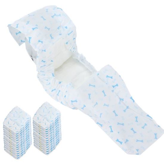 Couches pour chien mâle Couches pour chiens mâles Désodorisation au charbon de bambou Bandes