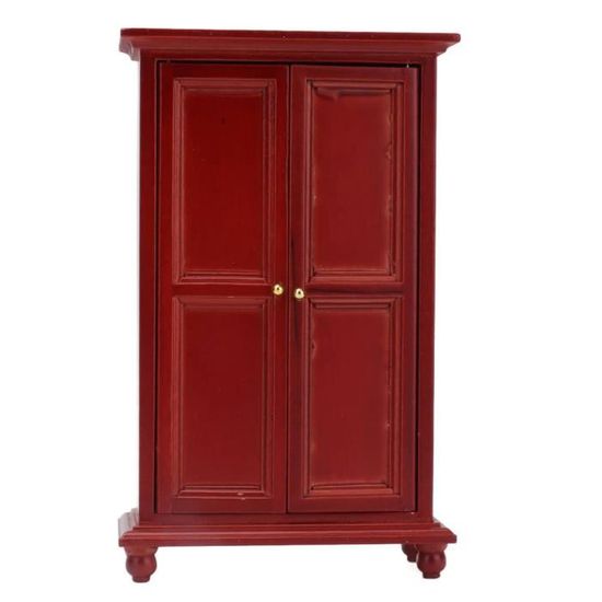 Meuble Miniature En Bois Non Peint 1:12 - Armoire/étagère Pour Maison De Poupée, 10x3x8 Cm - à Peindre