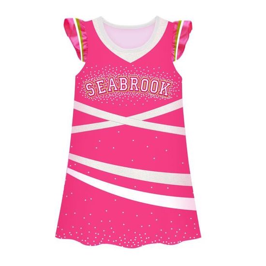 Inlzdz Femme Uniforme De Pom-Pom Girl Carnaval Robe De Cheerleading à