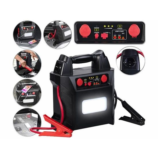 Batterie Voiture 52 Ah 440 A - +20% Puissance Démarrage, Garantie 24 Mois (dimensions 207x175x190 Mm)