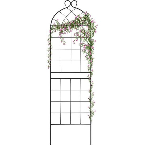 NORTENE Treillis En Bois FSC Extensible TRELLIWOOD - 1 X 3 M Bois Fonce 8724207