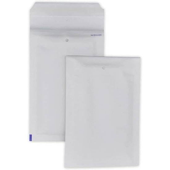 Enveloppes à Bulles PRO+ – Lot De 100, Format A/1 (90x165 Mm Intérieur), Papier Kraft Blanc, Bulles 10 Mm - 3