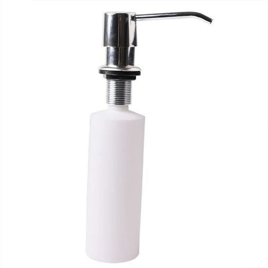 Distributeur De Savon Intégré Pour évier - Acier Inoxydable Doré - 300 Ml