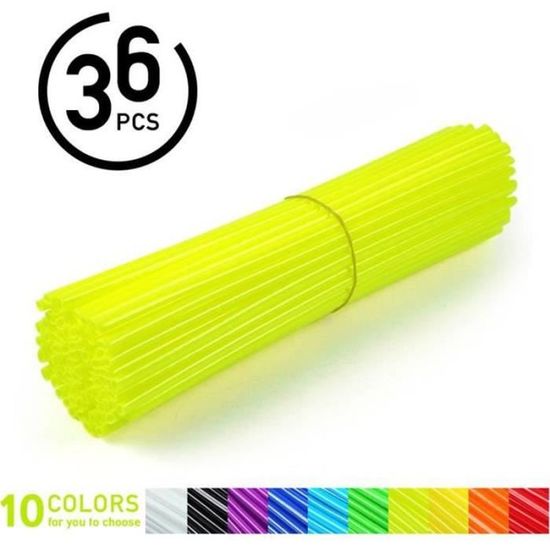 Planche d'autocollants viscosité amortisseurs (Jaune fluo) K