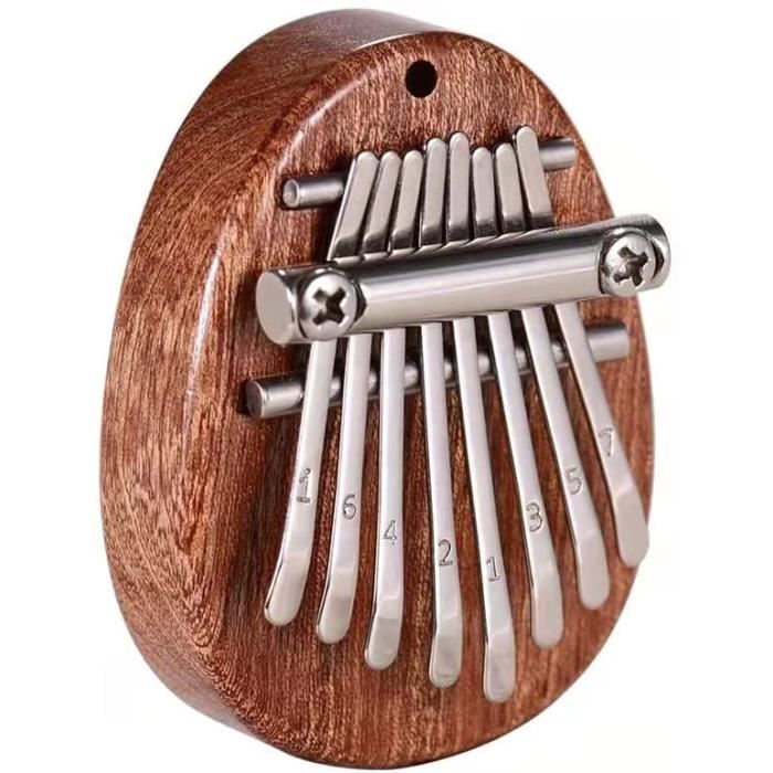 Kalimba 27 Tasti In Noce - Mbira, Pianoforte A Pollice, Fai Da Te, Nuovo