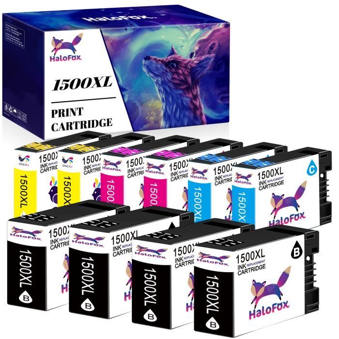 Lot De 4 Cartouches D'encre MAGENTA Compatibles Canon MAXIFY - Réf. C-1500M - 13ml