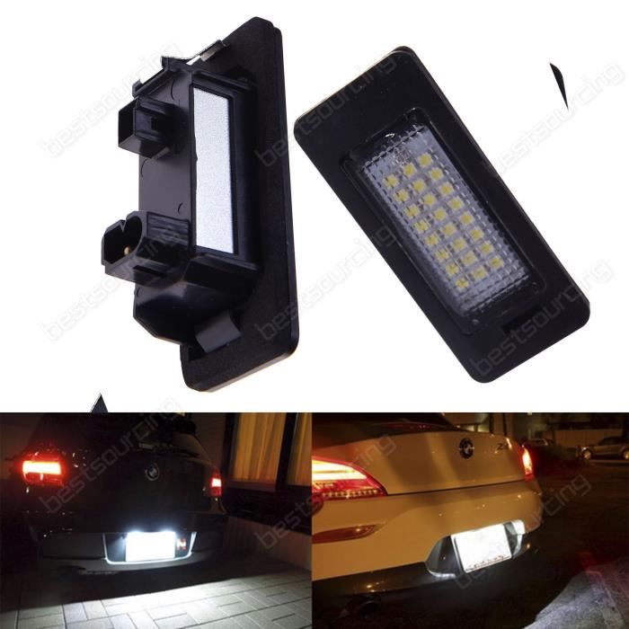 AR BMW E90 E92 E93 E46 E39 E60 E61 d'éclairage LED pour plaque d'immatriculation