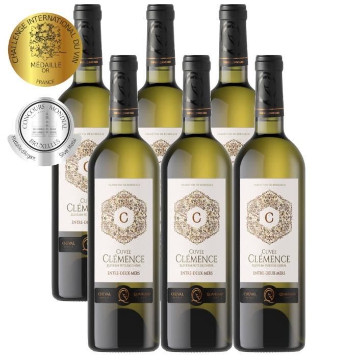 Cuvée Clémence 2021 - Entre Deux Mers - Vin Blanc Sec - Carton de 6 bouteilles 75cl