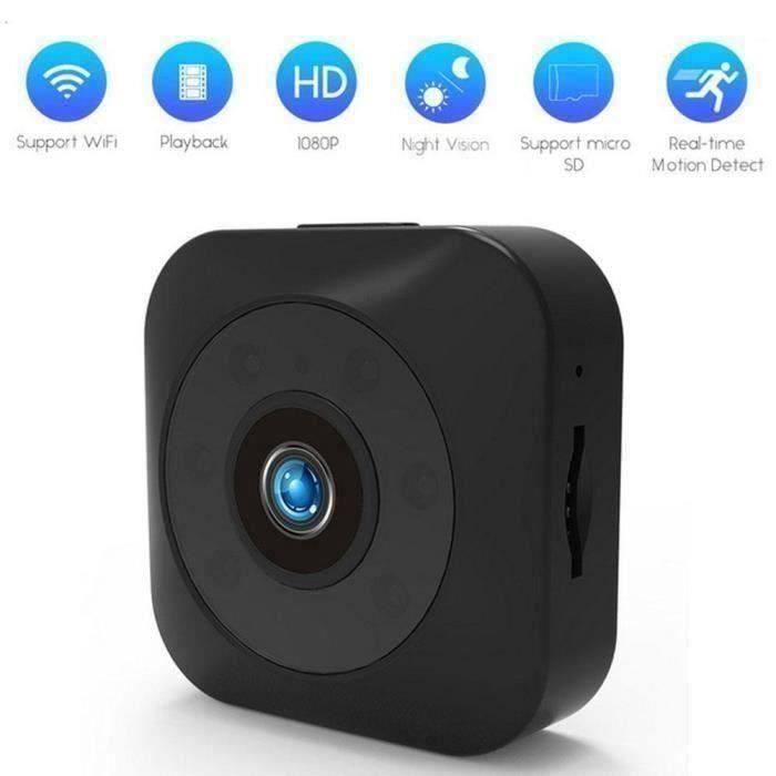 Mini Caméra Espion Wifi Longue Autonomie Detecteur de mouvements Caméscope de Surveillance Digital DV Full HD Caméra Espion N J0C4