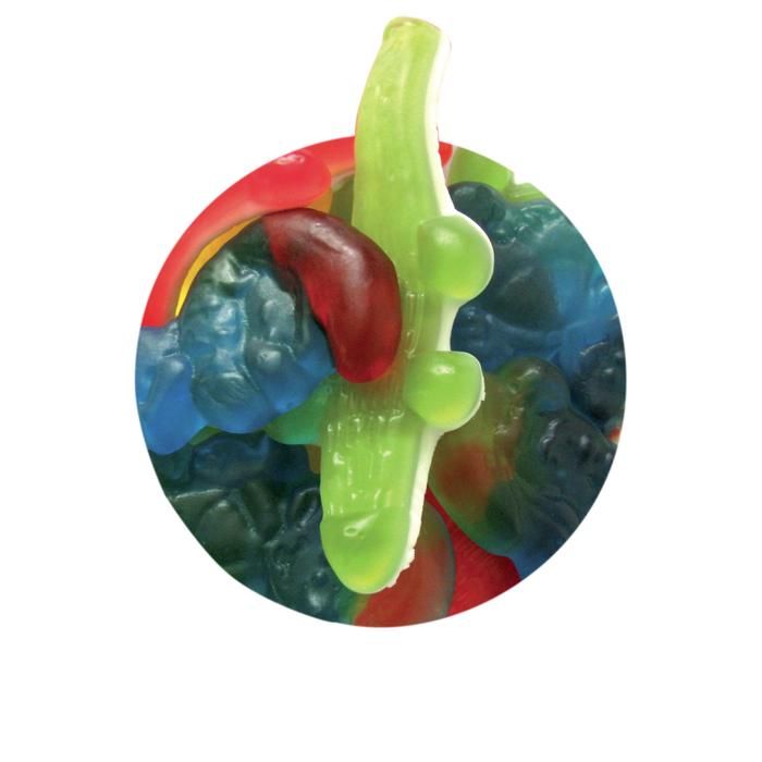 Haribo Schtroumpfs Et Croco Xxl , Sac Maxi Sachets De 100g à 500g