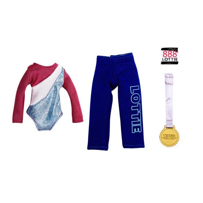 Placer la Barre plus Haut - gymnaste vêtements pour poupée Lottie
