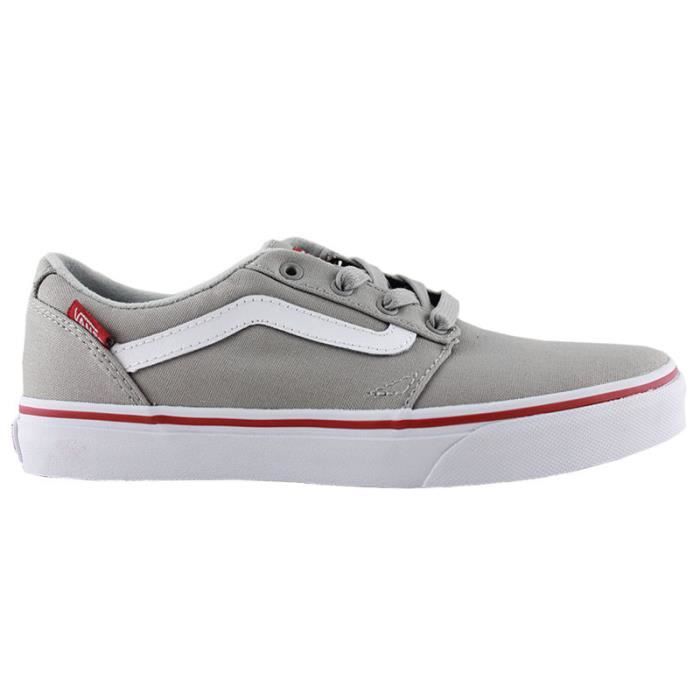 Basket Vans chapman stripe varsity gray red