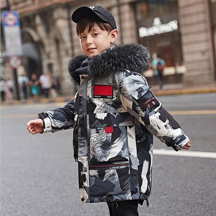 Manteaux de Camouflage pour adolescents et adolescents manteaux à capuche matelassés