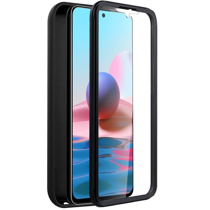 Coque 360 ip x/xs(noir), de qualité Militaire, Coque de Protection Intégrale Antichoc avec Protecteur d'écran Intégré pour ip x/xs