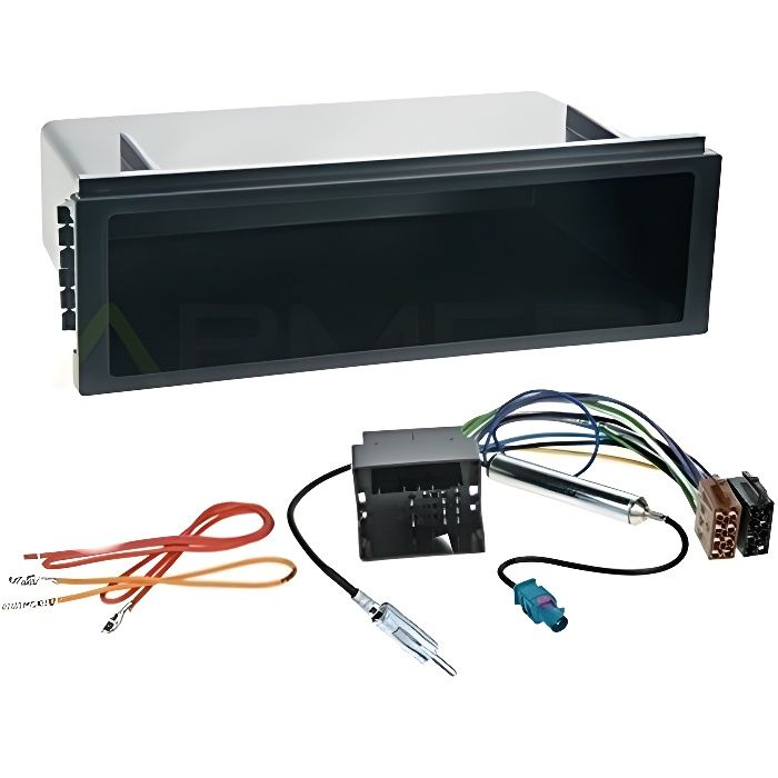 KIT montage autoradio Façade Cadre de radio 1 DIN VW VOLKSVAGEN LUPO / FOX / ...