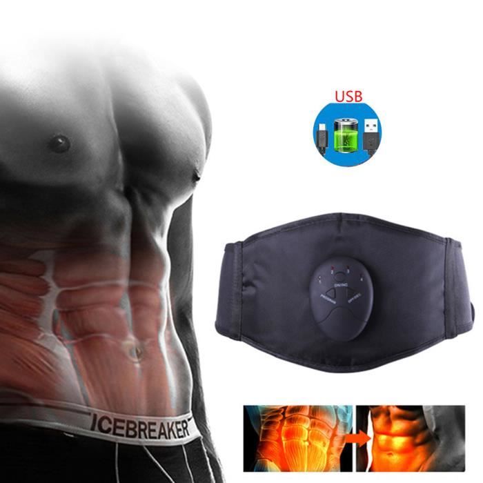 SURENHAP Ceinture électrostimulation Abdominale Machine Électrique Stimulateur Musculaire rechargeable
