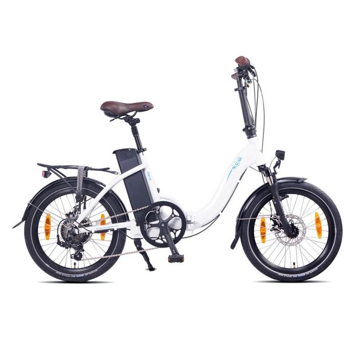 Vélo pliable électrique 20 NCM Paris Blanc