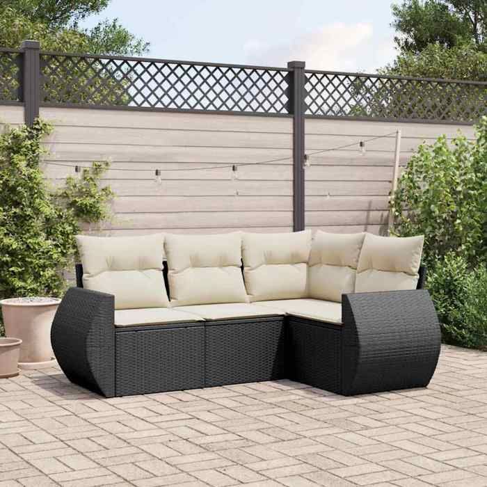 vidaXL Salon jardin 4 pcs - vue 2