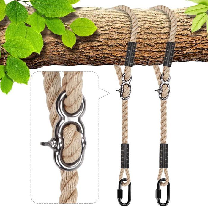 Lot De 2 Sangles De Suspension Pour Hamac, 300 Kg, Pour Arbre Suspension Balancoire Corde Avec 2 Mousquetons A Crochets Pour Camping Exterieur Randonnee Bleu 92122464 Lot De 2 Sangles De Suspension Pour Hamac, 300 Kg, Pour Arbre Suspension Balancoire Corde Avec 2 Mousquetons A Crochets Pour Camping Exterieur Randonnee Bleu 92122464
