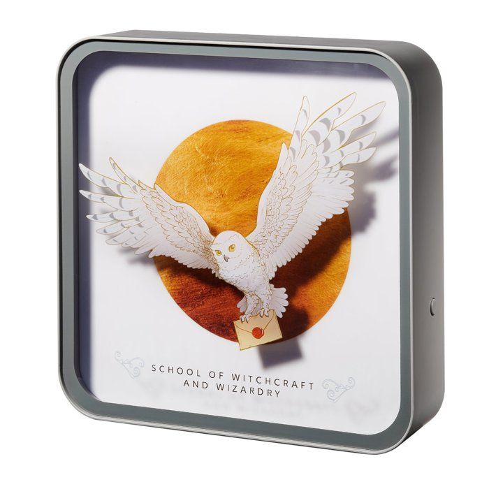 Lampe 3D - NUMSKULL - Hedgwig avec Lettre - Multicolore - LED - Bureau