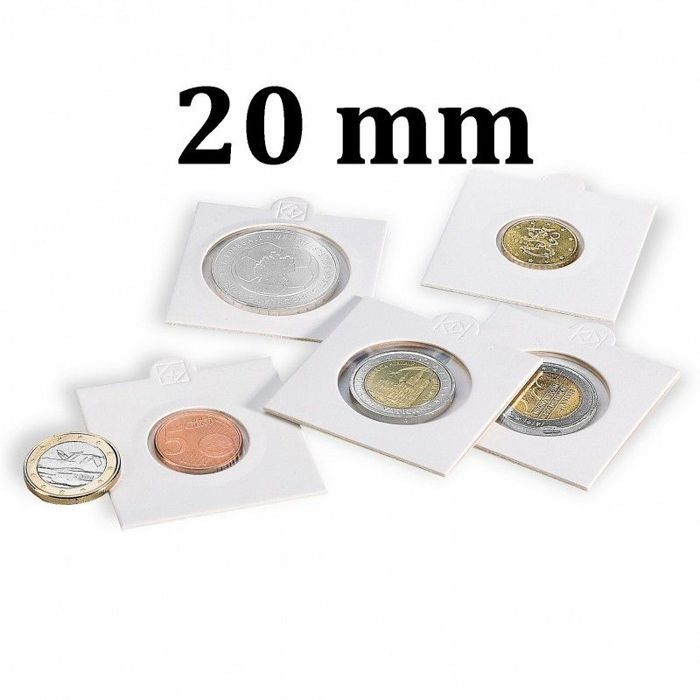 100 pièces Cadres Hartberger 25 mm pour Monnaies, Autocollants