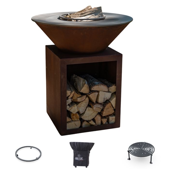 GRILL CHIC  Brasero barbecue - Marron