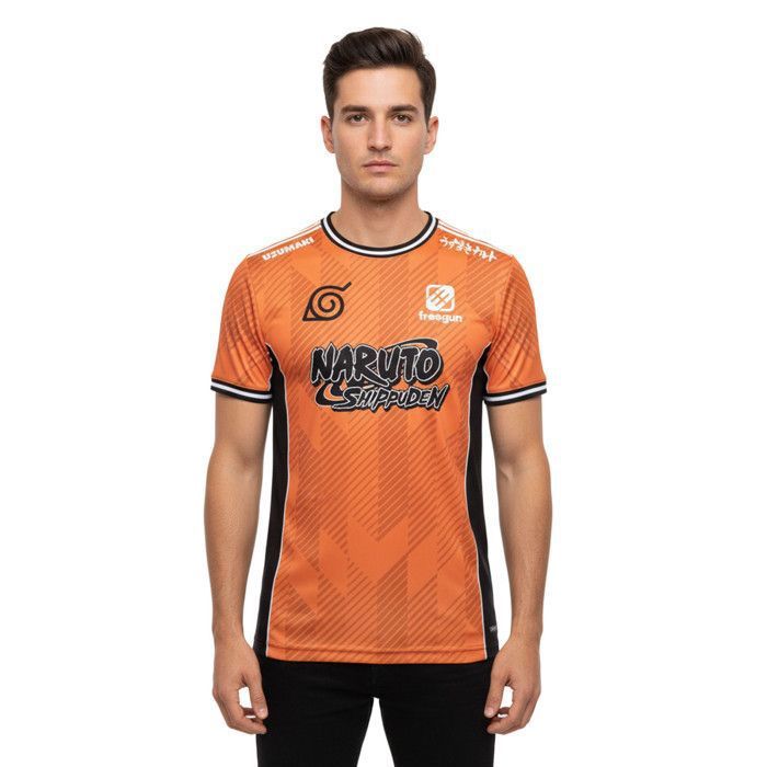 Freegun - T-shirt Homme Polyester NARUTO SHIPPUDEN Naruto Régular Col rond Manches courtes - Orange (Pièce) Freegun - T-shirt Homme Polyester NARUTO SHIPPUDEN Naruto Régular Col rond Manches courtes - Orange (Pièce)