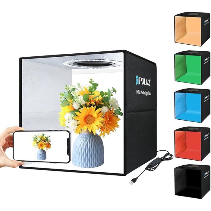 Photo Taking Box Mini Photo Studio Box 30cm Boite a Lumiere Photo Box Portable Light Box ...