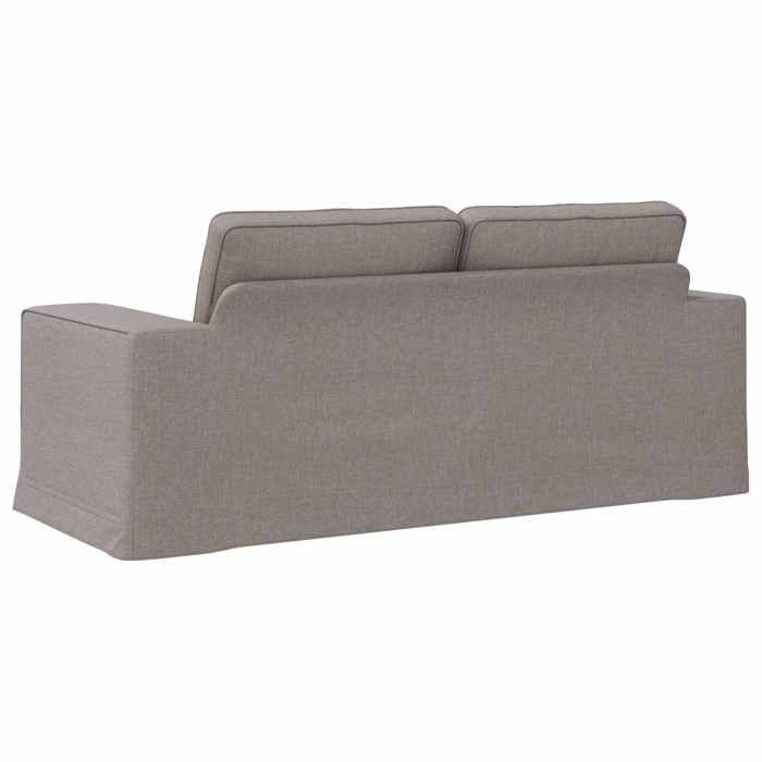 (On Sale)Canapé Haute qualité Sofa Scandinave - Fauteuil club - 140cm Taupe métal S_5728017
