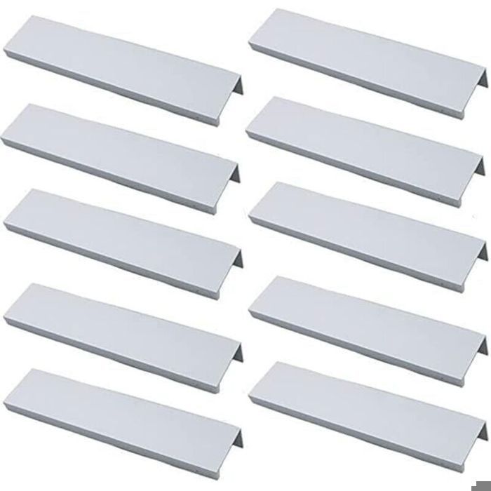 (Blanc)Lot de 10 Poignée Dorée Poignée de Meuble Dorée - Poignée Invisible Poignee de Meuble Cuisine Dorée Poignée Meuble Dorée en