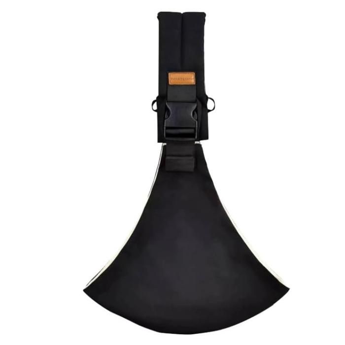 Portable Porte Bebe Réglable Echarpe de Portage Bebe (noir pur)