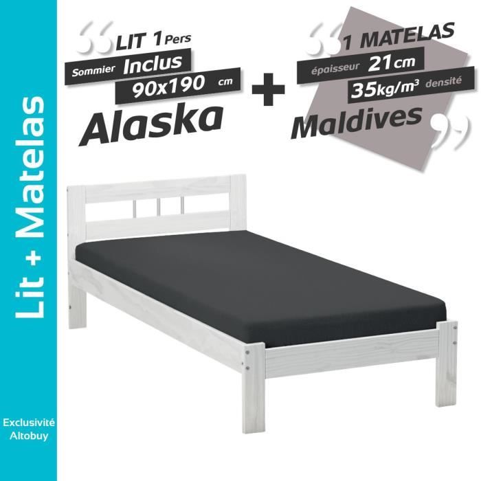 Cdiscount lit 90x190 Clearance