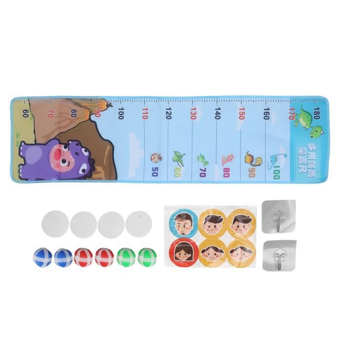 Tableau De Croissance En Miroir Acrylique – Puzzle Toise Murale Pour Enfants, 25x25 Cm, 6 Pièces