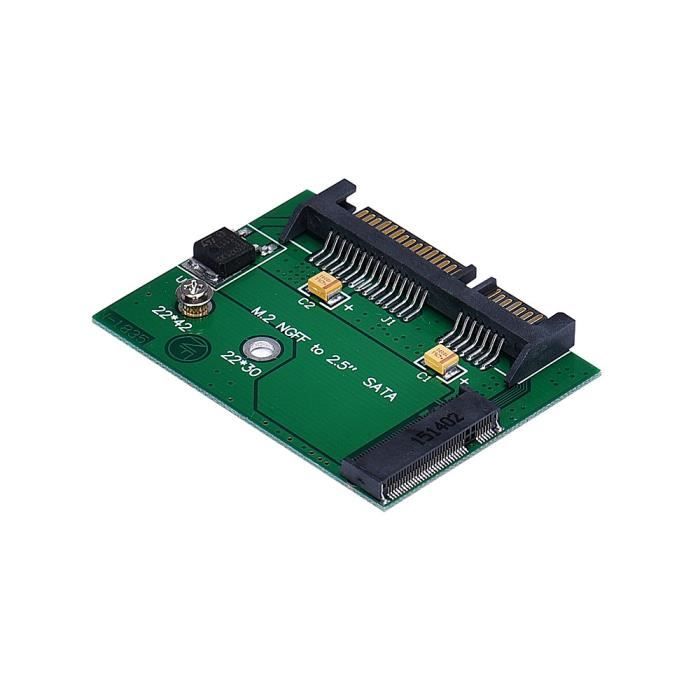 Adaptateur M.2 NGFF SATA Vers 2,5" Chenyang - Convertisseur SSD B-Key, 22x30/42/60/80 Mm