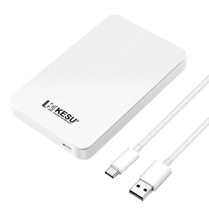 Kesu 500go Disque Dur Externe Portable Type C Usb3 1 Stockage Hdd