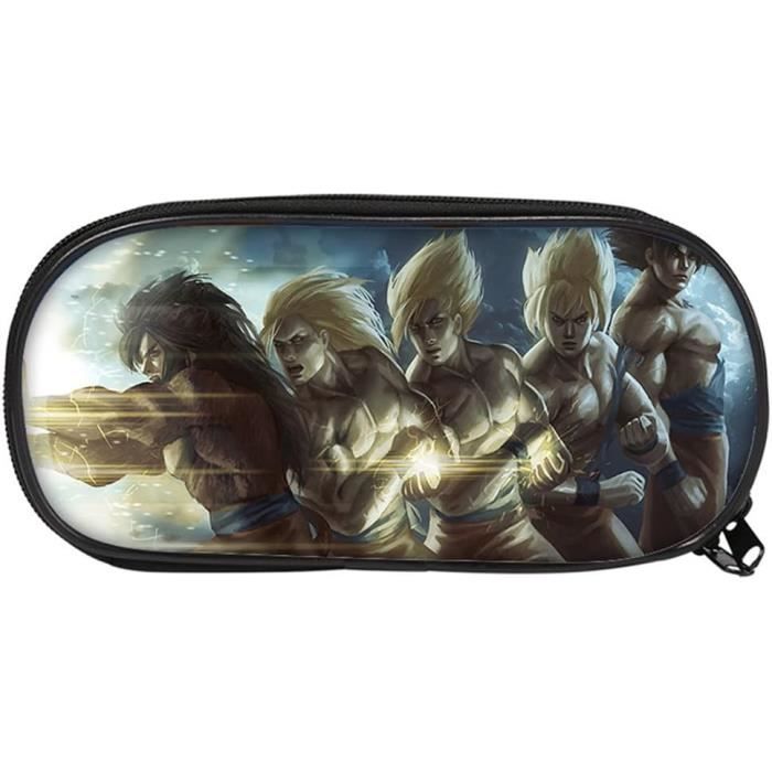 Anime Trousse À Crayons Grande Capacité Goku Sac À Crayons Super Saiyan ...