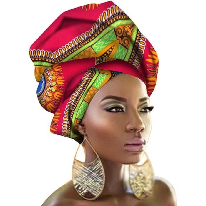 FOULARD CHAPEAU TURBAN en wax -  France