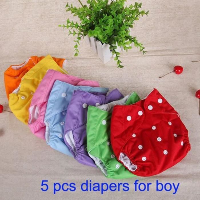 Version 5pcs Diaper For Boy Four Seasons Couches Lavables Bebe Ne Hiver Ete Saisons Version Taille Libre 5 Pieces 34 Achat Vente Couche Lavable Soldes Sur Cdiscount Des Le Janvier Cdiscount