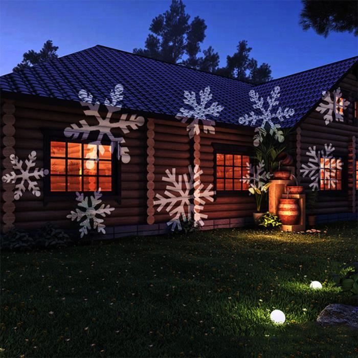 Père Noël Led Etoiles Projecteur De 12 Dessins Interchangeables Noël Decoration Neige Lumières De Noël