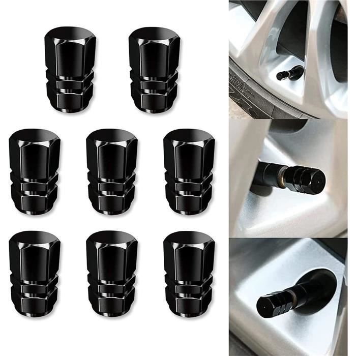 Bleu - Bouchons de Valve de pneu en aluminium, 4 pièces, universels