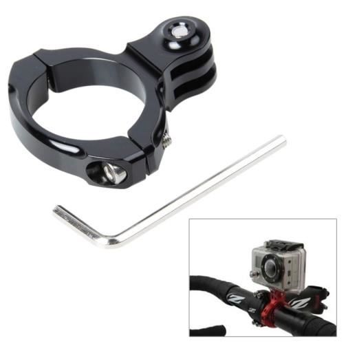 Support Vélo/Moto Pour GoPro - Rotation 360°, Fixation Guidon 20-30mm, Compatible Caméras Action