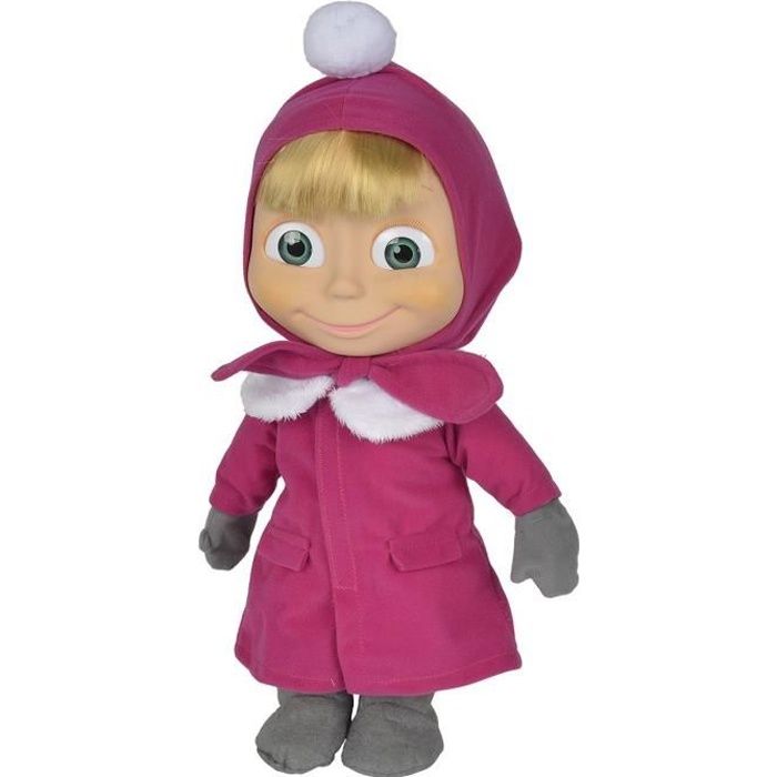 Poupée - SIMBA - Masha and the Bear - Hiver - Souple - 40 cm - Cdiscount  Jeux - Jouets