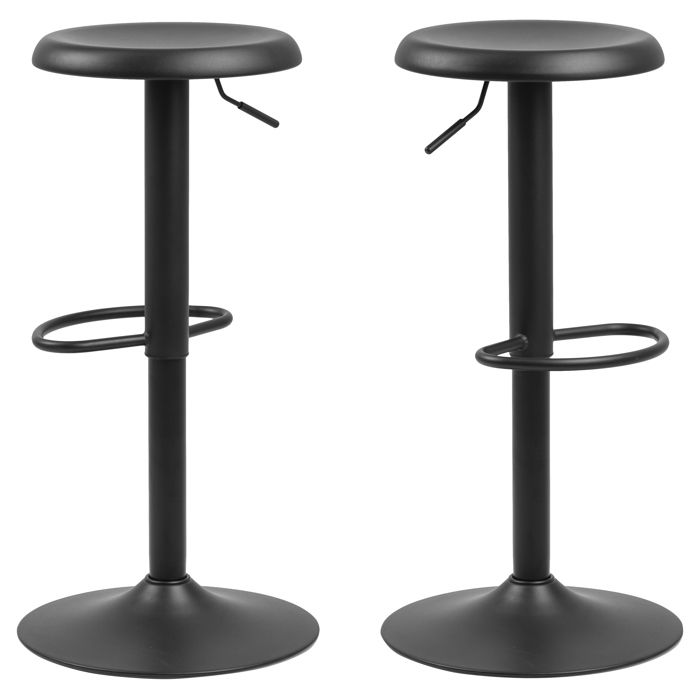 Finurly Tabouret de bar noir.