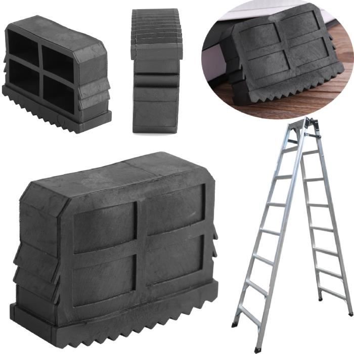 2 pièces//paire de remplacement de pieds en caoutchouc d/'échelle en aluminium pour le chantier de construction à domicile Remplacement des pieds d/'échelle couvertures d/'échelle