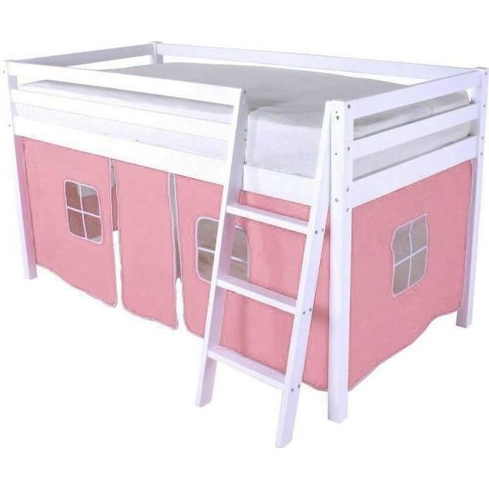 Rideau De Lit Mezzanine Tente Anti-Poussière Et Moustiques - Occultant Pour Lit Superposé