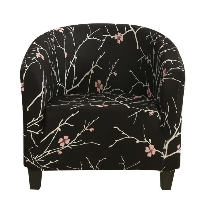 Housse extensible pour fauteuil cabriolet uni - Noir (#6) imperméable et anti-huile
