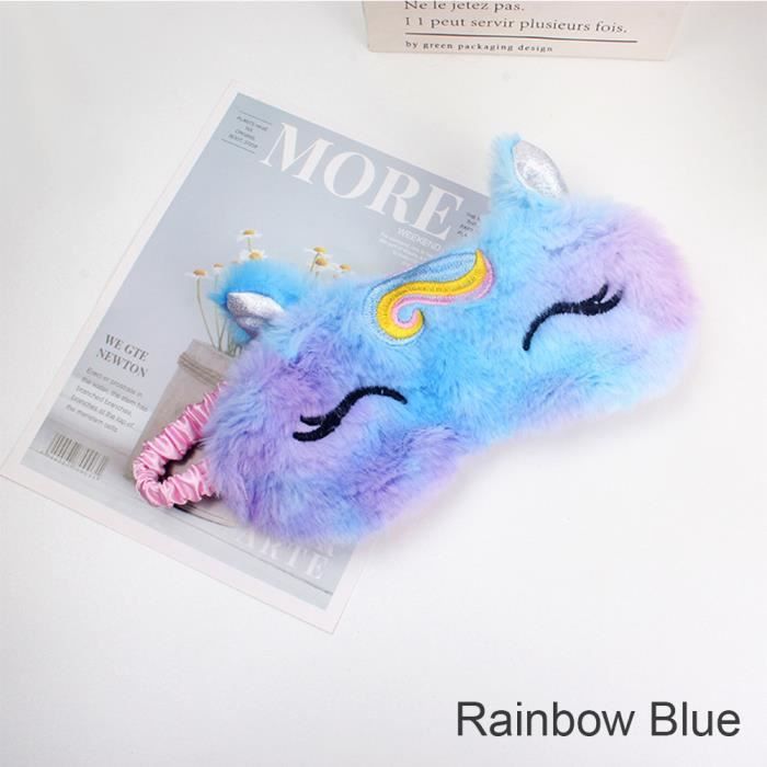 Masques De Sommeil 4 Pièces Motifs Mignons - En Satin De Coton Doux - Bande élastique Confortable - Pour Enfants Et Adultes
