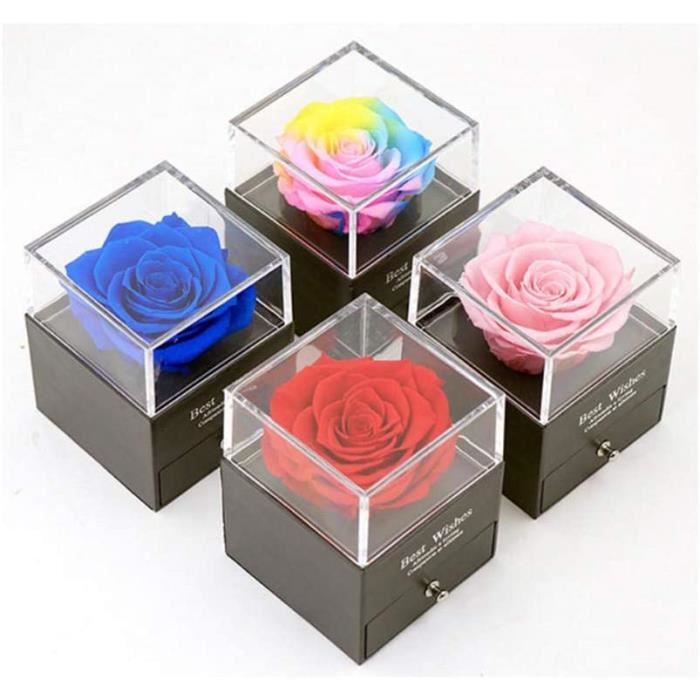Rose Éternelle Infinity En Coffret Cadeau - Fleur Préservée 24cm - Idée Cadeau Femme