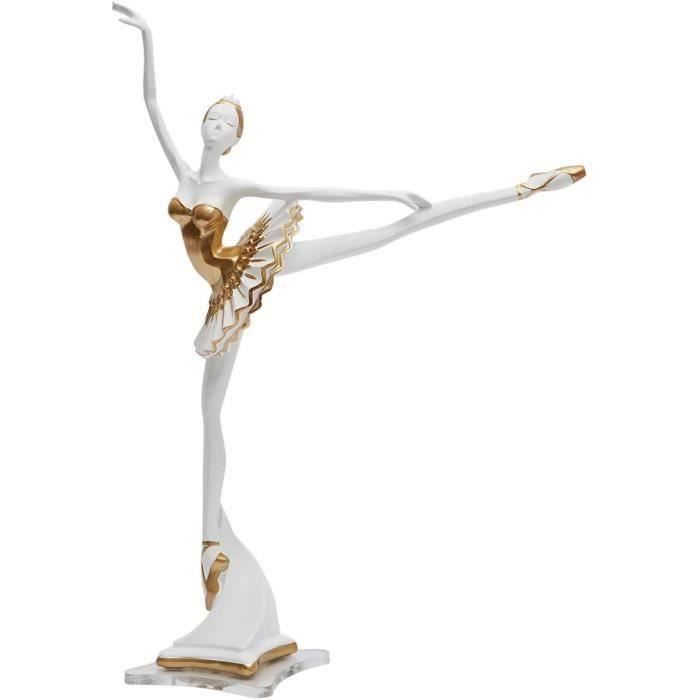 Statue,Danseuse Statue Figurine Femme Sculpture Figurine Yoga Décor